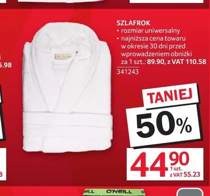 Szlafrok promocja w Selgros