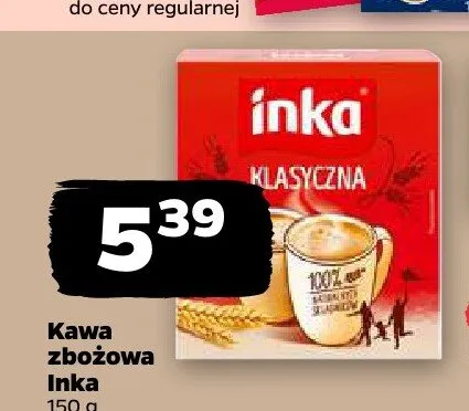 Kawa zbożowa Inka Klasyczna promocja w Netto
