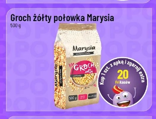 Groch żółty połówka Marysia promocja w POLOmarket