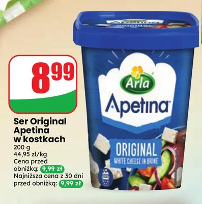 Ser Original Apetina w kostkach promocja w Dino