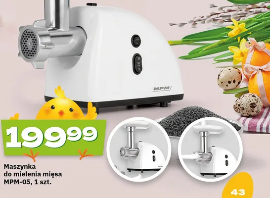 Maszynka do mielenia mięsa MPM-05 promocja w Twój Market