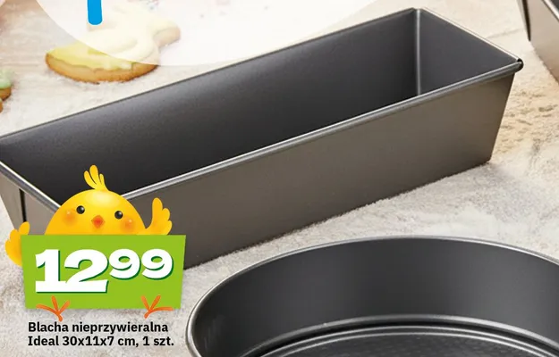 Blacha nieprzywieralna Ideal 30x11x7cm promocja w Twój Market