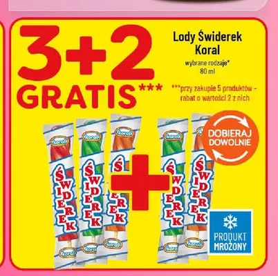 Lody Świderek Koral promocja w POLOmarket