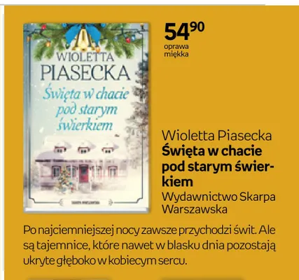 Książka Święta w chacie pod starym świerkiem Wioletta Piasecka promocja w Empik