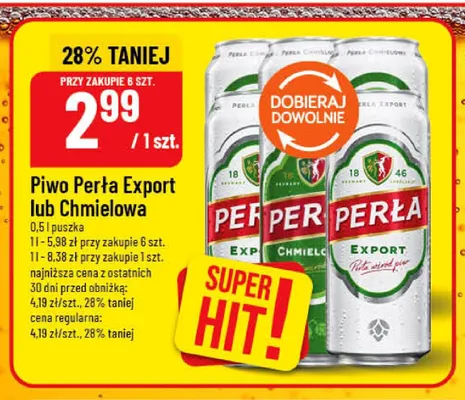 Piwo Perła Chmielowa promocja w POLOmarket