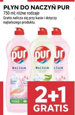 Płyn do naczyń Pur promocja w Stokrotka
