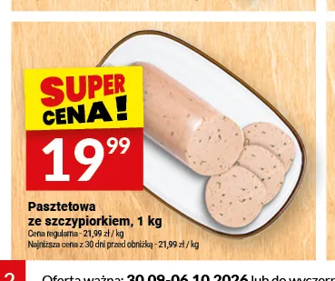Pasztetowa ze szczypiorkiem Białecki Wędzarnia promocja w Twój Market