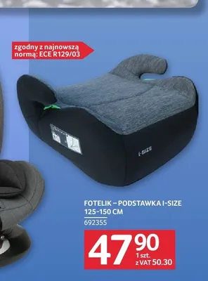 Fotelik podstawka I-Size promocja w Selgros