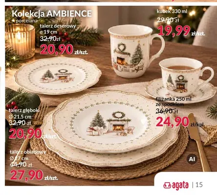 Talerz głęboki Ambience Ø21,5 cm promocja w Salony Agata