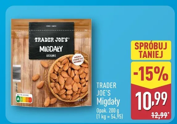 Migdały w karmelu miodzie i soli Bakad'or promocja w Aldi