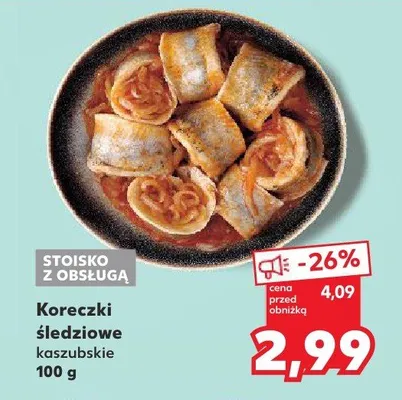 Koreczki śledziowe kaszubskie Mors ryby promocja w Kaufland