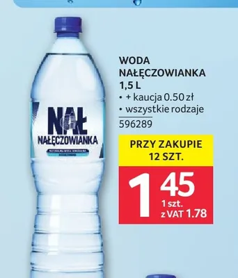 Woda Nałęczowianka promocja w Selgros