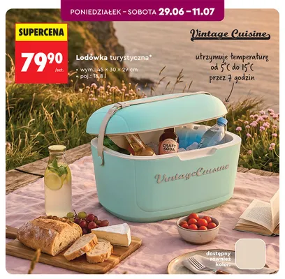Lodówka turystyczna Vintage Cuisine promocja w Biedronka