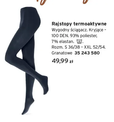 Rajstopy termoaktywne promocja w Tchibo