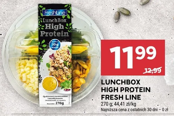 Lunchbox High Protein Fresh Line promocja w Stokrotka