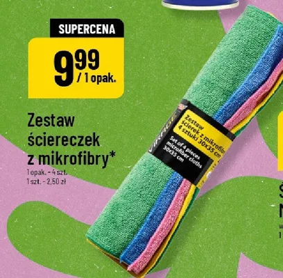 Zestaw ściereczek z mikrofibry promocja w POLOmarket