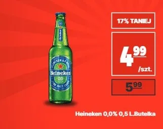 Piwo bezalkoholowe Heineken butelka promocja w API Market