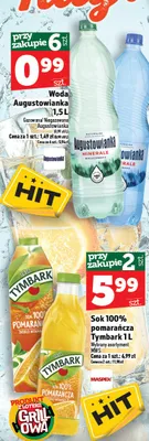 Woda Augustowianka 1,5l promocja w TOPAZ
