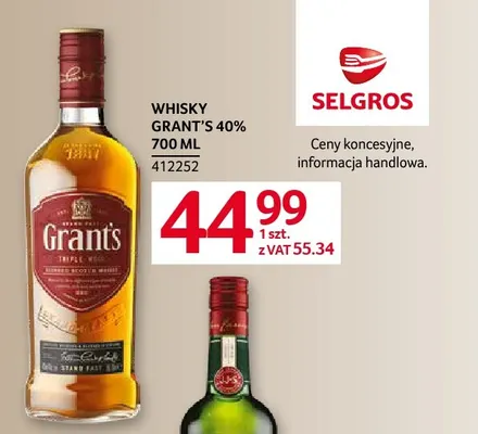 Whisky Grant's promocja w Selgros