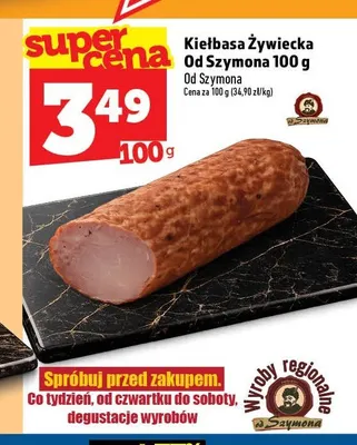 Kiełbasa Żywiecka Od Szymona promocja w TOPAZ
