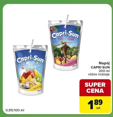 Napój Capri-Sun Jungle Drink promocja w Carrefour Express
