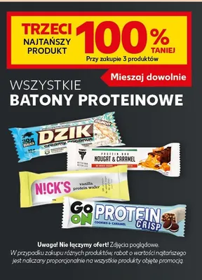 Baton proteinowy Trek nougat & caramel promocja w Kaufland