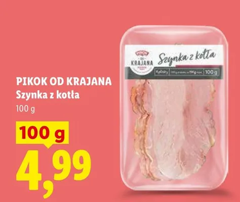 Szynka z kotła Pikok od Krajana promocja w Lidl