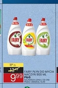 Płyn do mycia naczyń Fairy 900ml promocja w Wafelek
