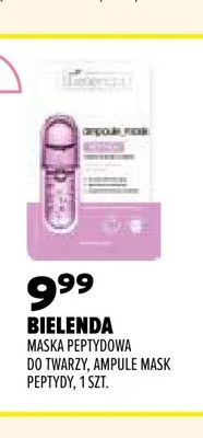Maska peptydowa do twarzy Bielenda Ampoule Mask promocja w Drogerie Natura