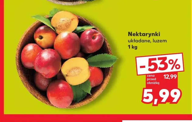 Nektarynki promocja w Kaufland
