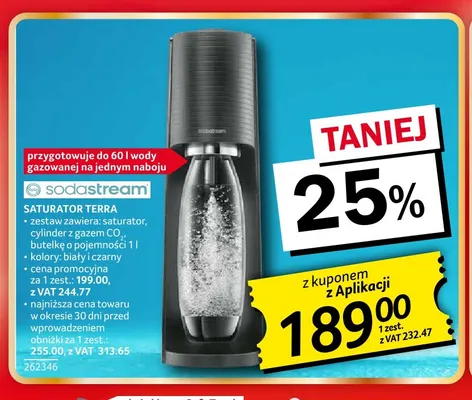 Saturator Terra SodaStream promocja w Selgros