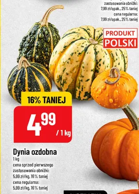 Dynia ozdobna promocja w POLOmarket