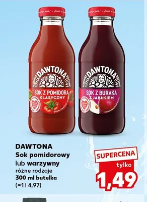 Sok pomidorowy klasyczny Dawtona promocja w Kaufland