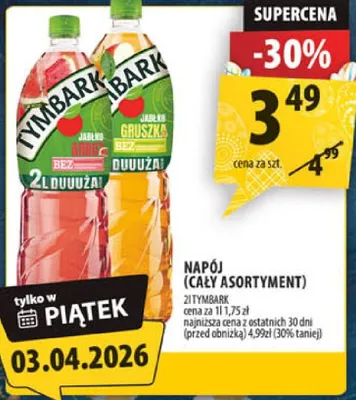 Napój (cały asortyment) promocja w Arhelan