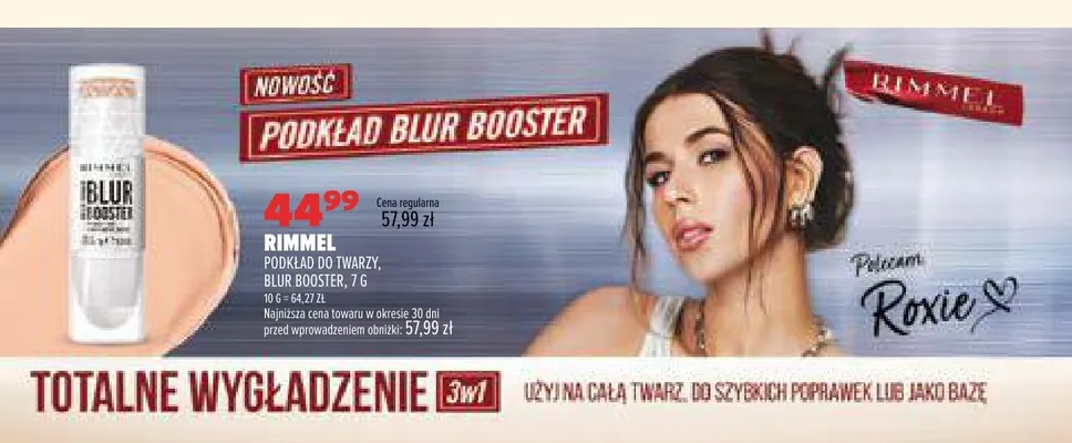 Podkład do twarzy Blur Booster Rimmel promocja w Drogerie Natura