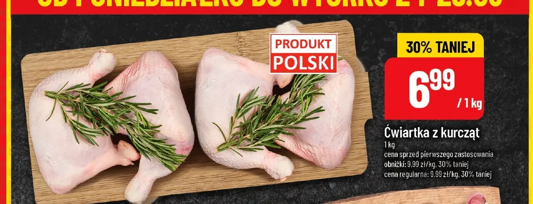 Ćwiartka z kurcząt promocja w POLOmarket