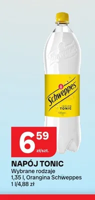 Napój gazowany Schweppes Indian Tonic promocja w Chorten