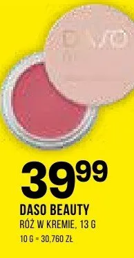 Róż w kremie DASO Beauty promocja w Drogerie Natura