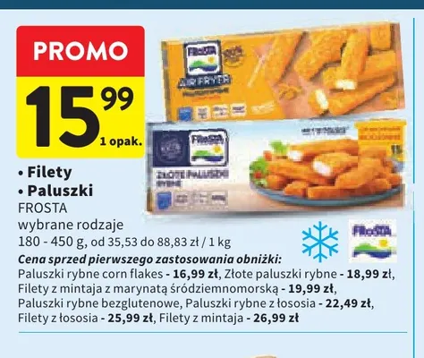Filety z mintaja Frosta promocja w Intermarche