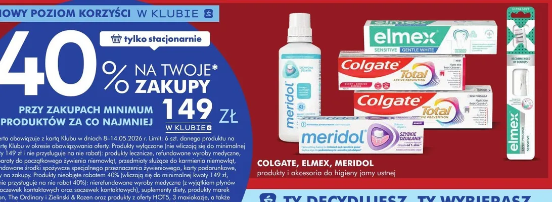 Produkty i akcesoria do higieny jamy ustnej Meridol promocja w Super-Pharm
