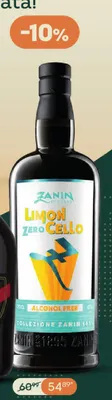 Wino bezalkoholowe Limon Cello Zanin promocja w Żabka