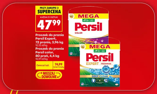 Proszek do prania Persil Expert promocja w Biedronka