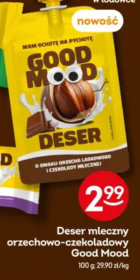 Deser mleczny orzechowo-czekoladowy Good Mood promocja w Żabka