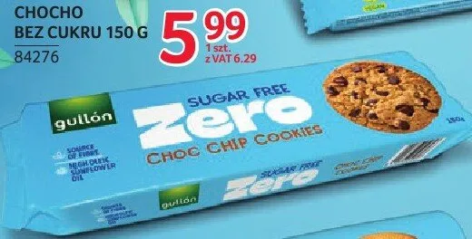 Ciastka Gullon Chocho bez cukru promocja w Selgros