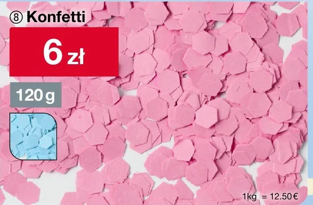 Konfetti 120g promocja w Woolworth