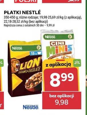Płatki śniadaniowe Nestlé promocja w Stokrotka