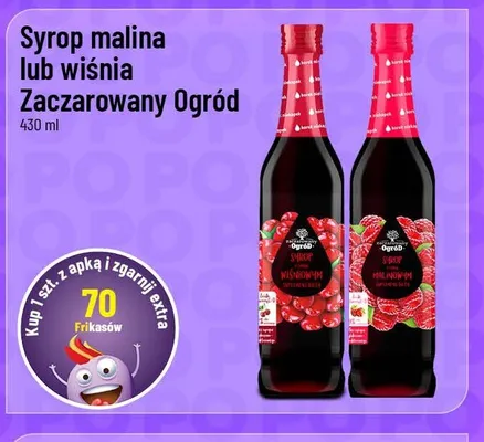 Syrop o smaku malinowym Zaczarowany Ogród promocja w POLOmarket