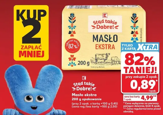 Masło ekstra promocja w Kaufland