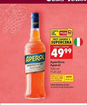 Aperitivo Aperol promocja w Biedronka