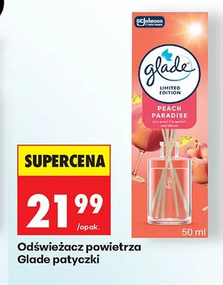 Odświeżacz powietrza Glade patyczki promocja w Biedronka